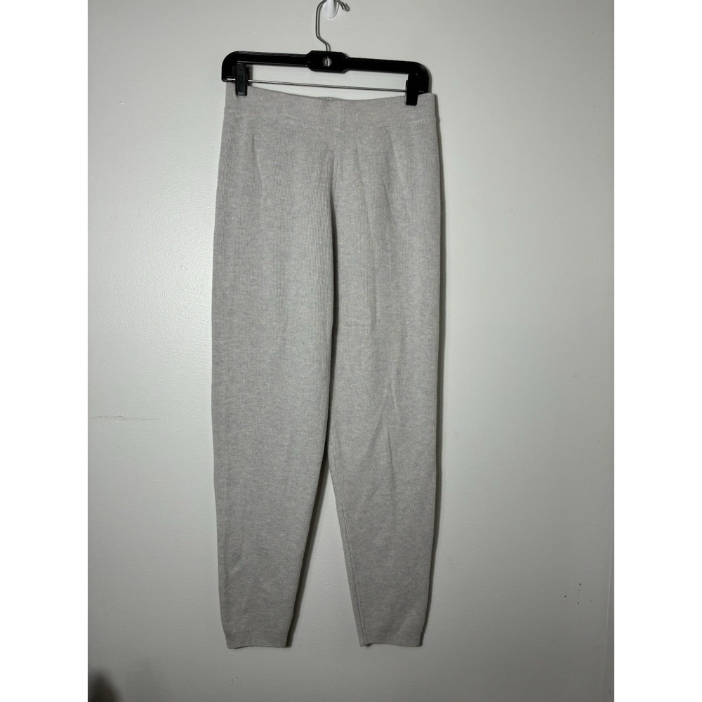 Piglet Pull On‎ Sweatpants Women's XL Light Gray 100% Merino Wool Luxury 6924